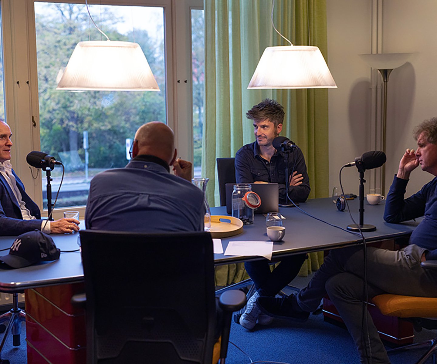 Stout Groep podcast opname met Arthur Reuvers en Wouter van der Kruijk