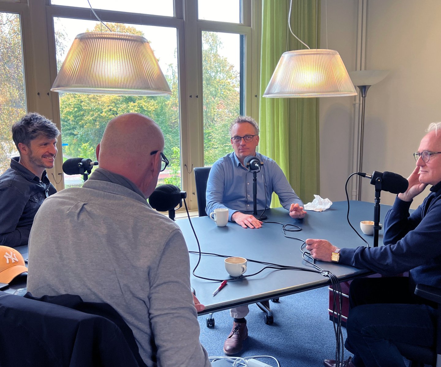 Stout Groep Podcast opname met Joep Mooren en Dries Drogendijk
