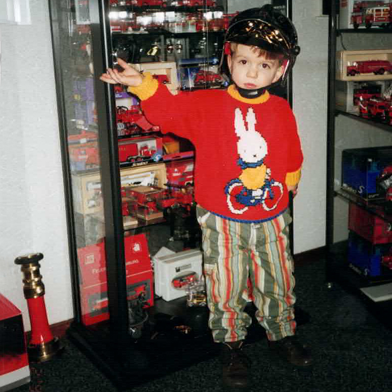 Kinderfoto van Pascal Polman werkzaam bij de Stout Groep